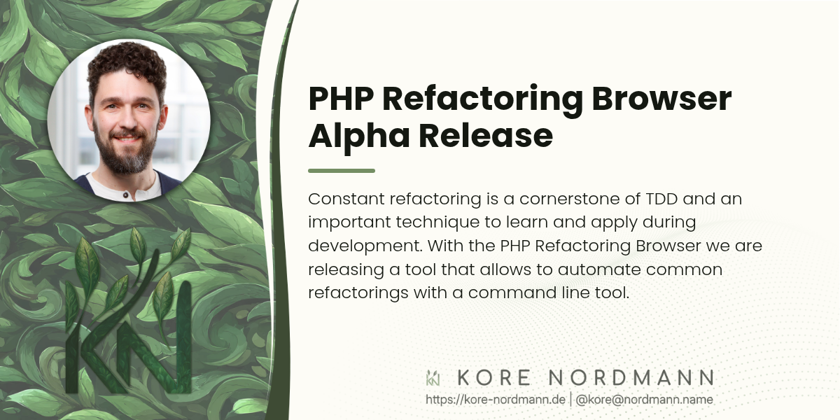 PHP Refactoring Browser Alpha Release