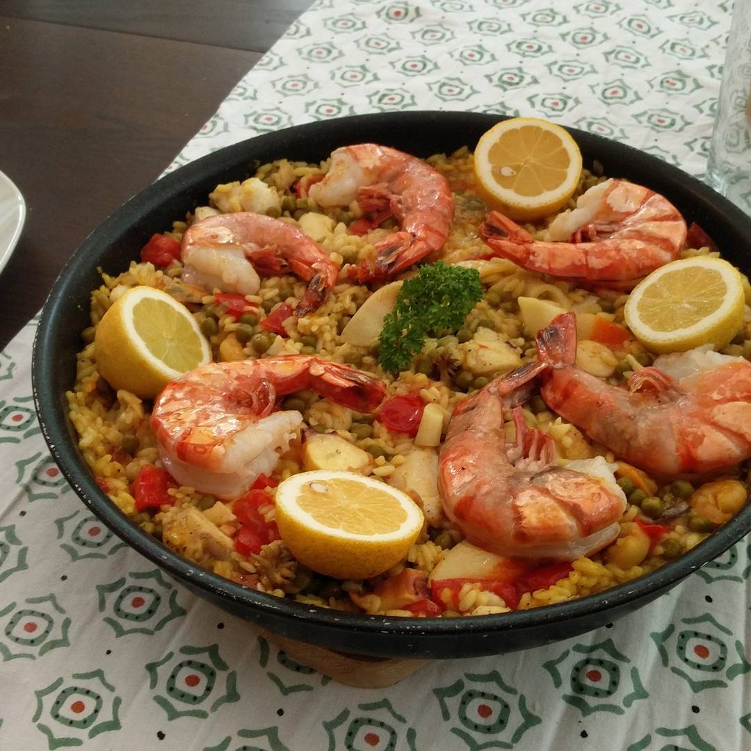 Paella #selfMade #lunch #delicious
