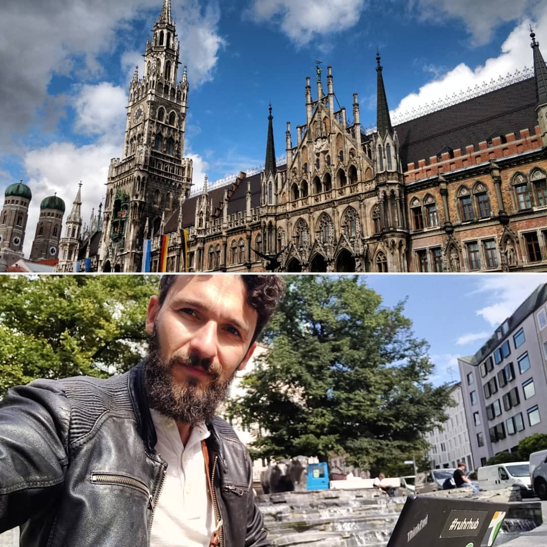Munich - just for one meeting and some hacking outside because it will only start at 16:00... #atLeastByTrainAndNotByPlane