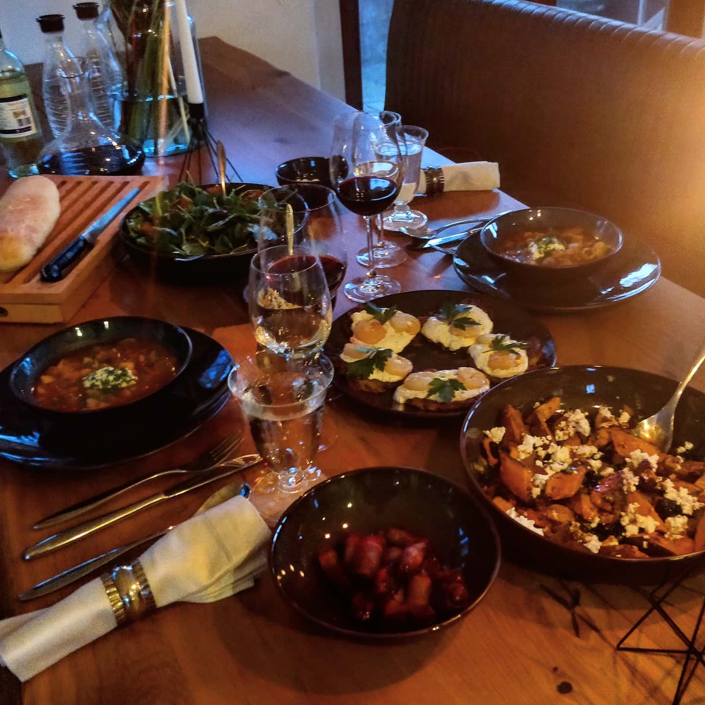 When my wife and me decide to prepare some #tapas for two because there are some things to #celebrate we could easily feed four... but this will create some nice meals for the next couple of days.