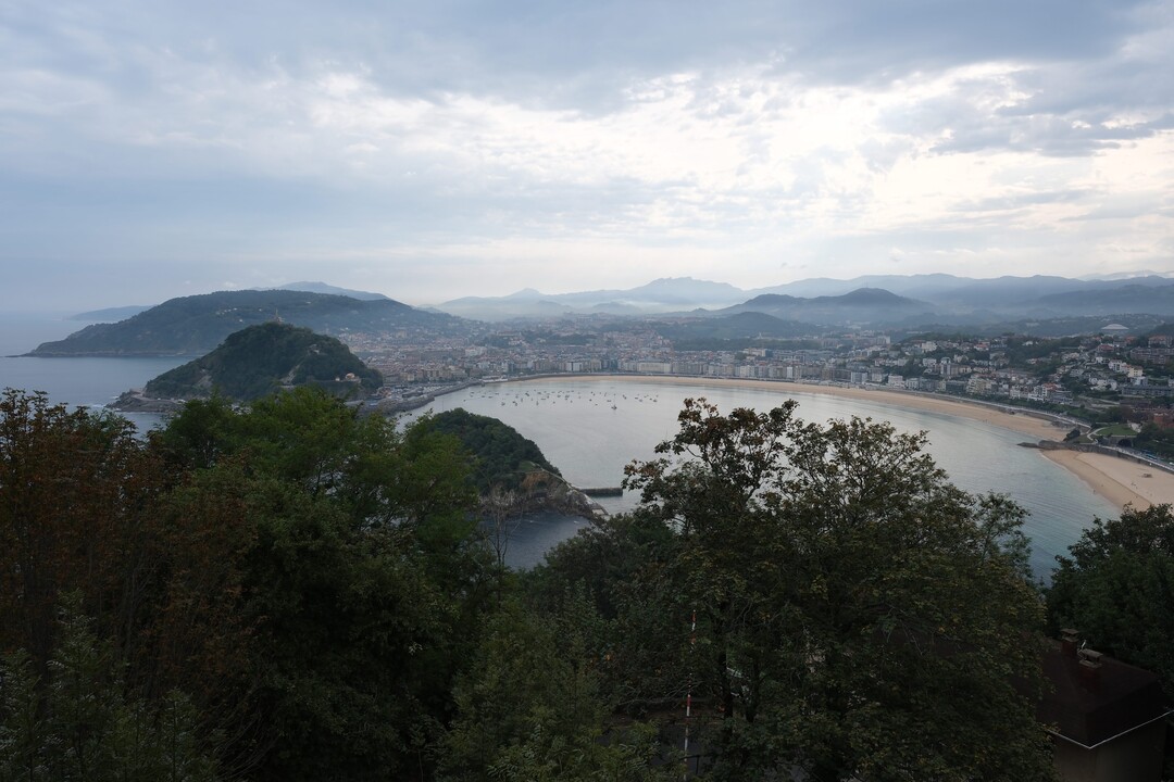 View over #SanSebastian – you're a beautiful city. We'll be back.
