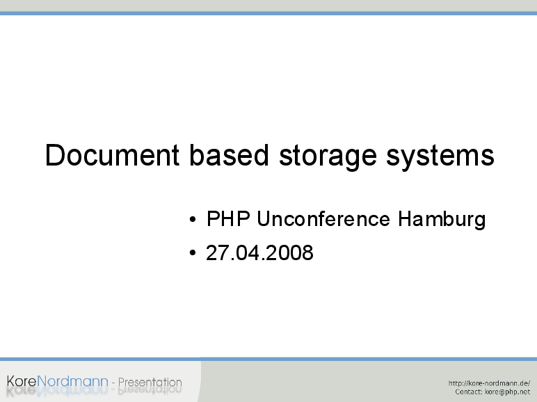 Unconf Document Storage