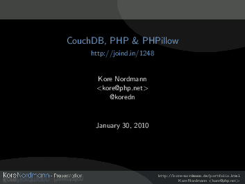 Phpbenelux Couchdb