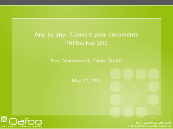 Phpday Document Component