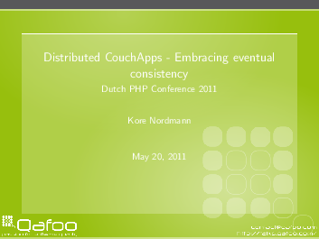 Dpc Distributed Couchapps Embracing Eventual Consistency