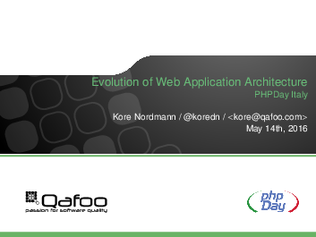 Phpday Italy Evolution Of Web Application Architecture