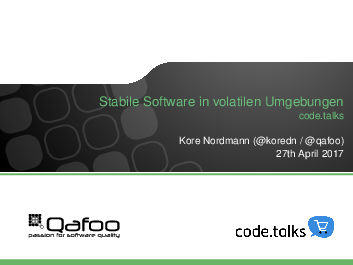 Code Talks Stable Software