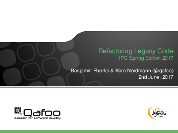 International Php Conference Spring Edition Refactoring Legacy Code